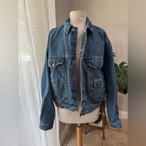 Vintage Old‎ Chap Blue Denim Jacket